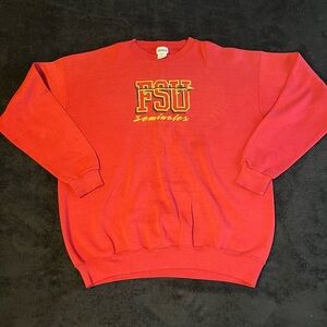 Vintage Florida State Seminoles FSU Crewneck Sweatshirt Size XL